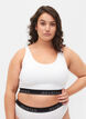 Cotton bra with adjustable straps, White, Model image number 0