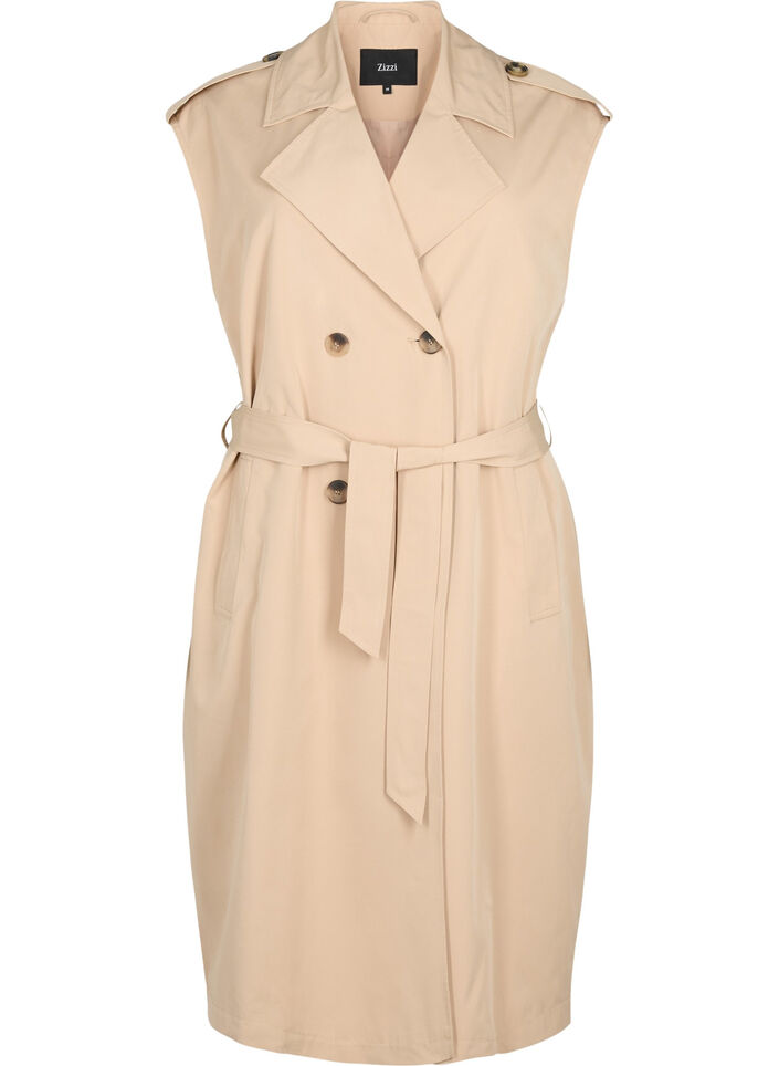 Long waistcoat with belt, Nomad, Packshot image number 0