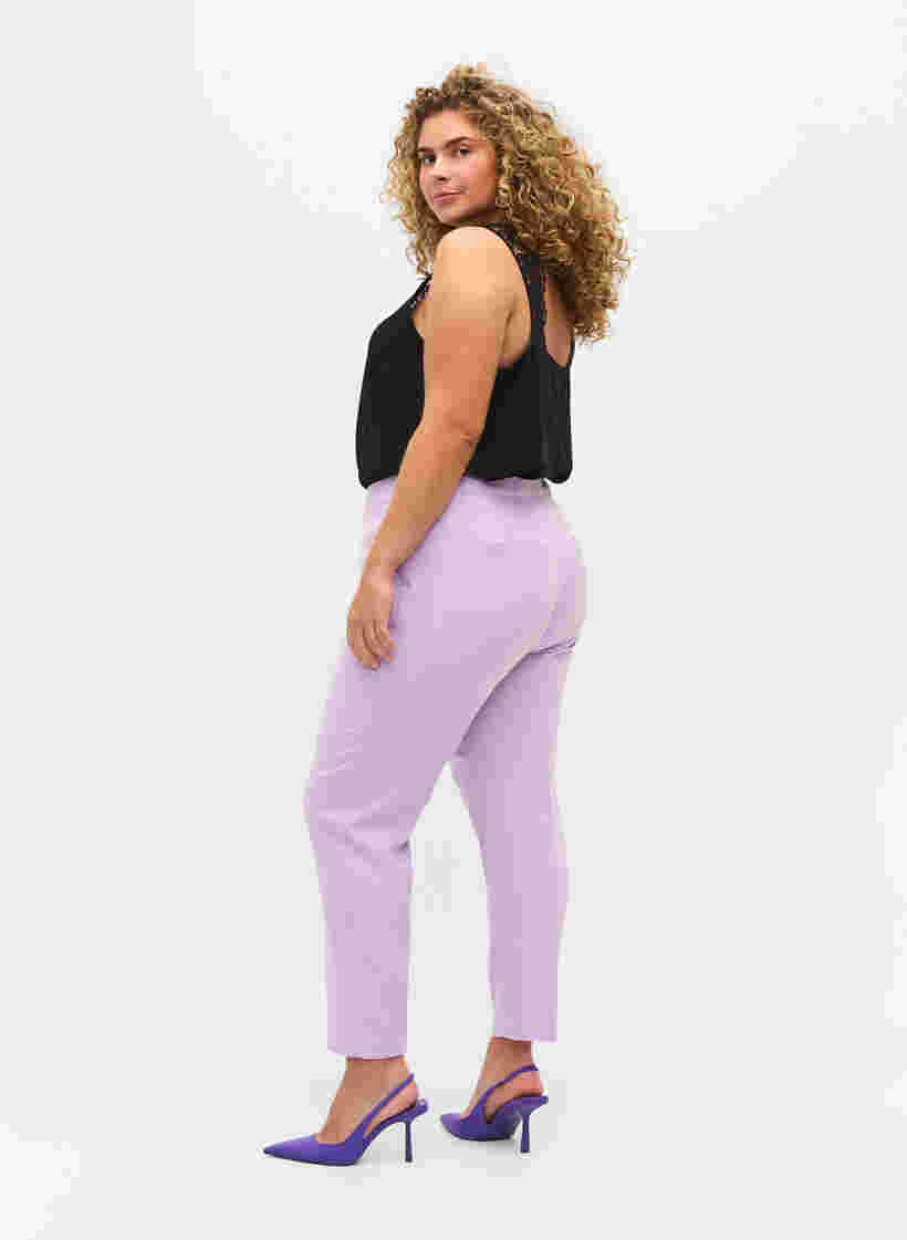 Cropped trousers with pockets, Orchid Bloom, Model image number 1