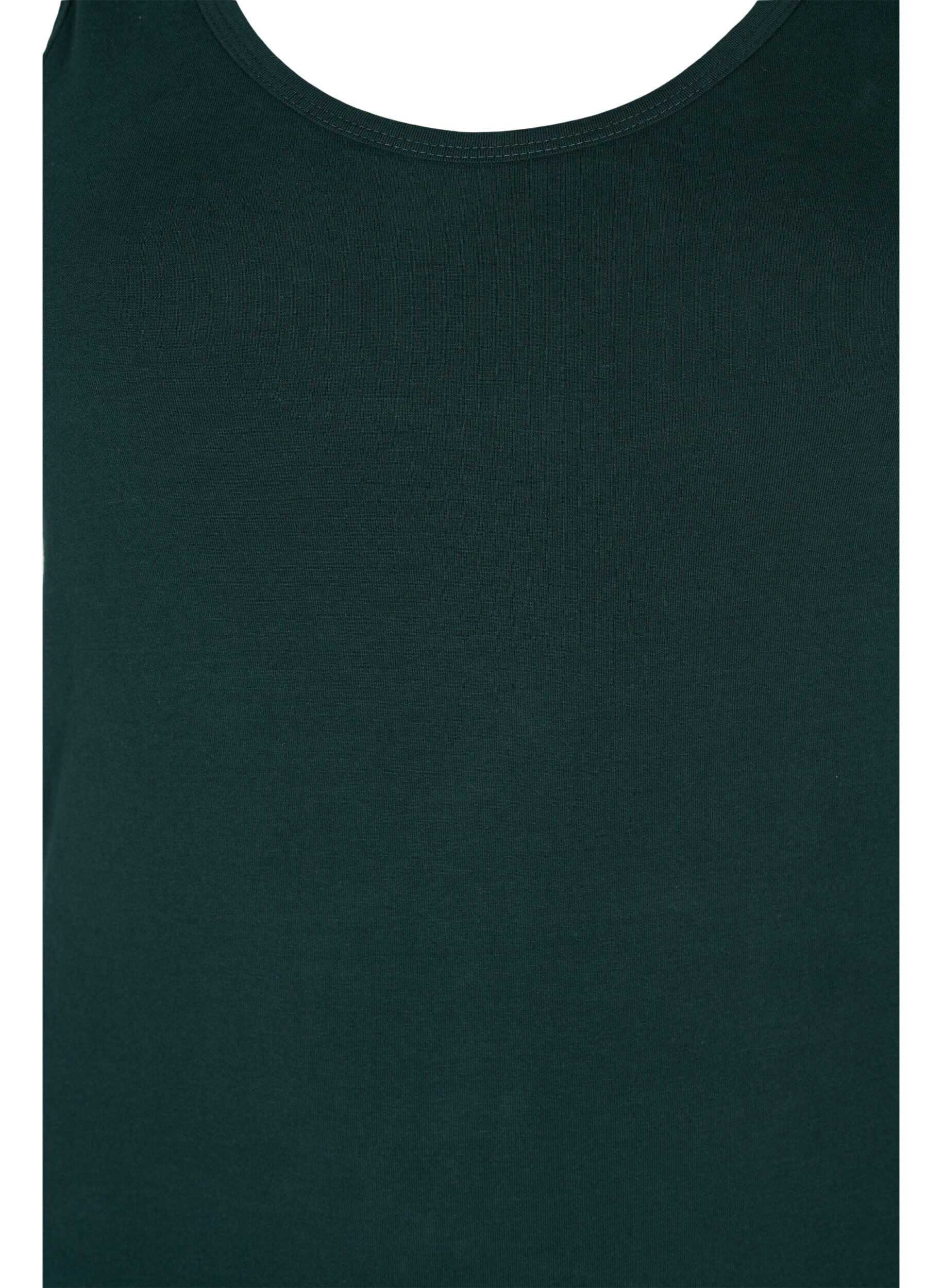 ZizzifashionCotton basic top, Green, Packshot image number 2
