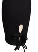 3/4 leggings in viscose with bow, Black, Packshot image number 3