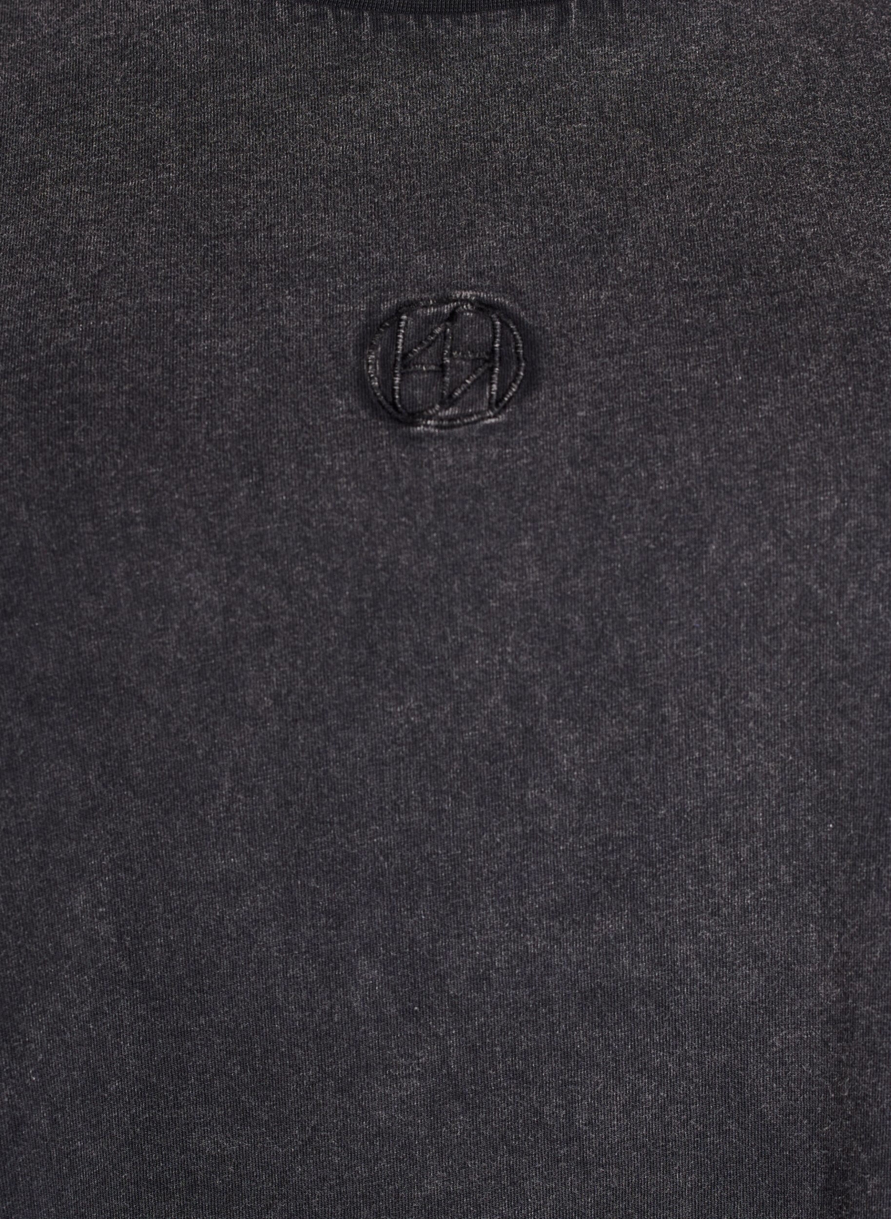 Zizzifashion T-shirt in organic cotton with a washed look, Grey, Packshot image number 2