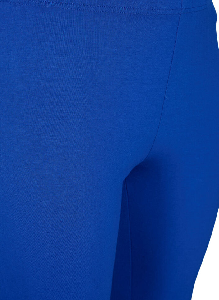 Basic leggings with extra length, Blue, Packshot image number 2