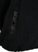 Fleece vest with high collar and drawstring bottom, Black, Packshot image number 3