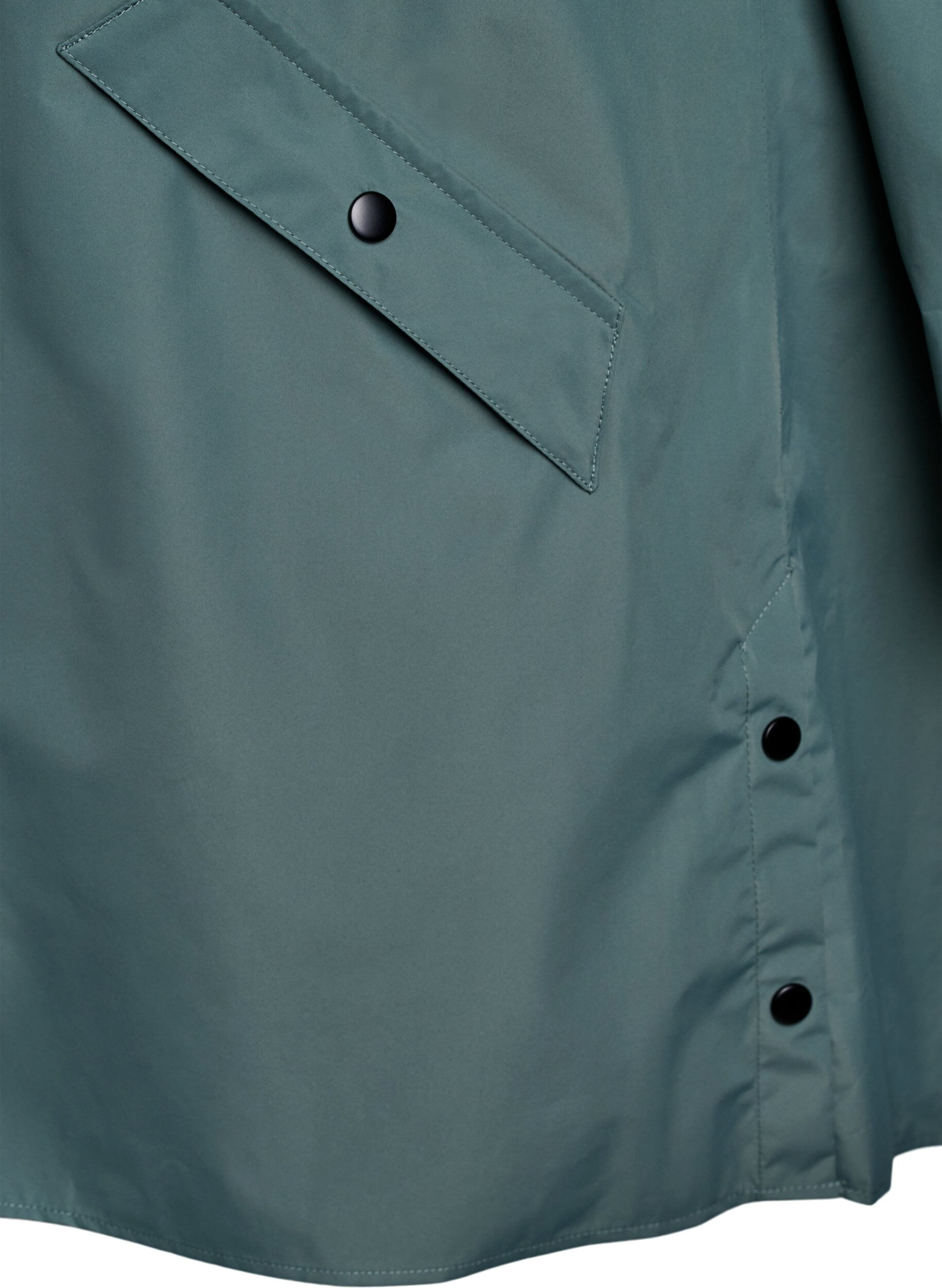 ZizzifashionRain jacket with pockets and hood, Green, Packshot image number 3