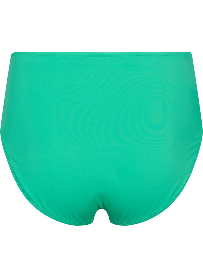 Bikini bottoms with high waist, Green, Packshot image number 1