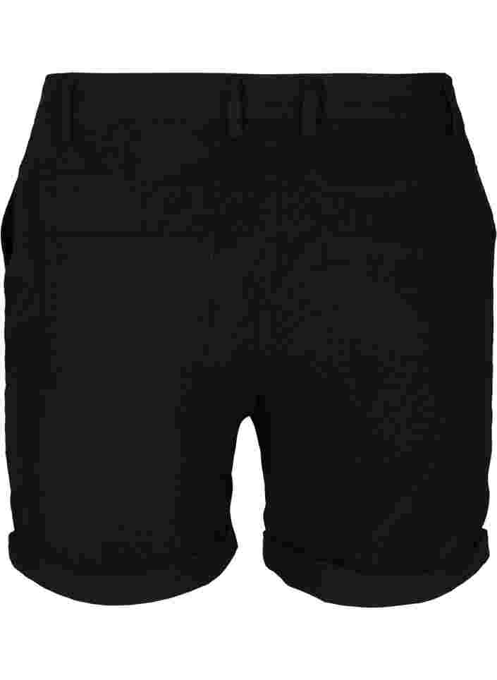 Regular fit shorts with pockets, Black, Packshot image number 1