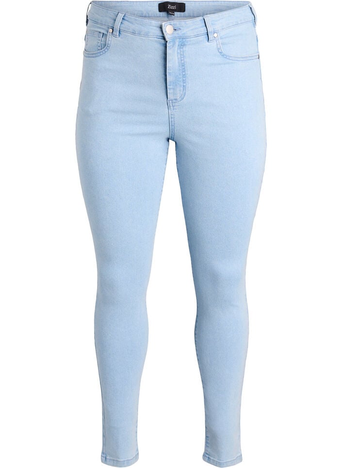 Amy high-waisted super slim fit jeans, Light Blue, Packshot image number 0