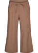 Loose trousers with high waist and pockets, Brown, Packshot image number 0