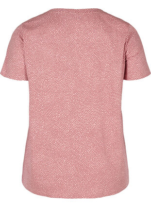 Printed cotton t-shirt, Blush Dot, Packshot image number 1