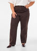 Coloured Kiana straight fit jeans, Brown, Model image number 2