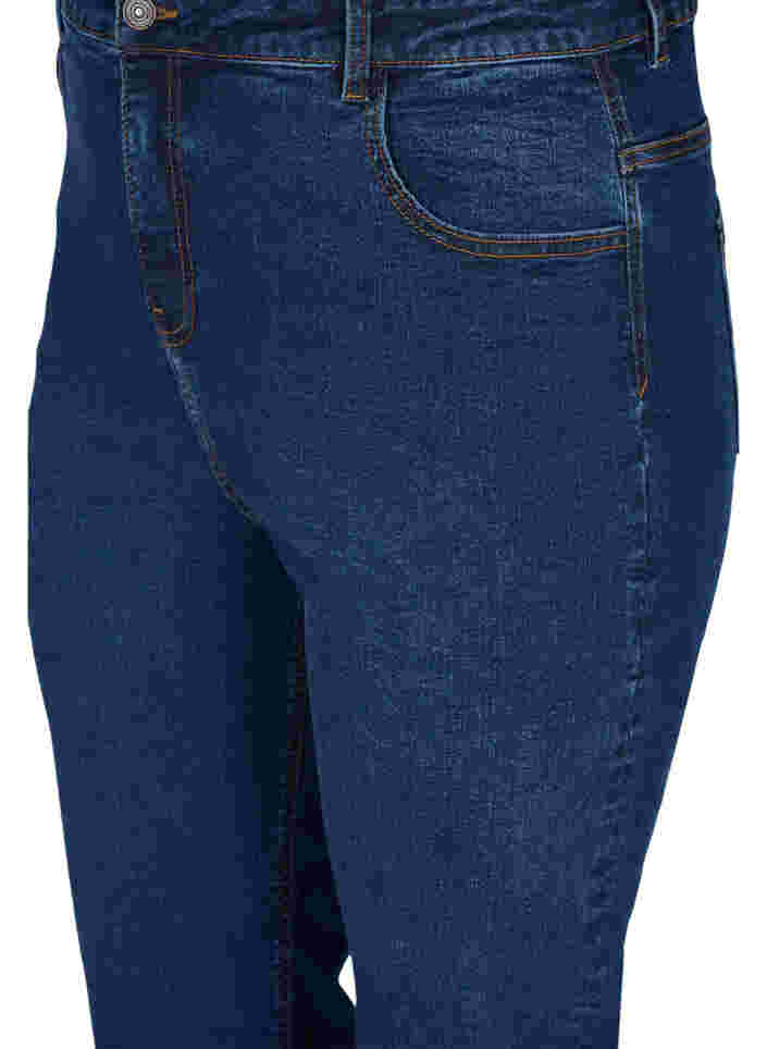 	 Regular fit Megan jeans with extra high waist, Blue denim, Packshot image number 2