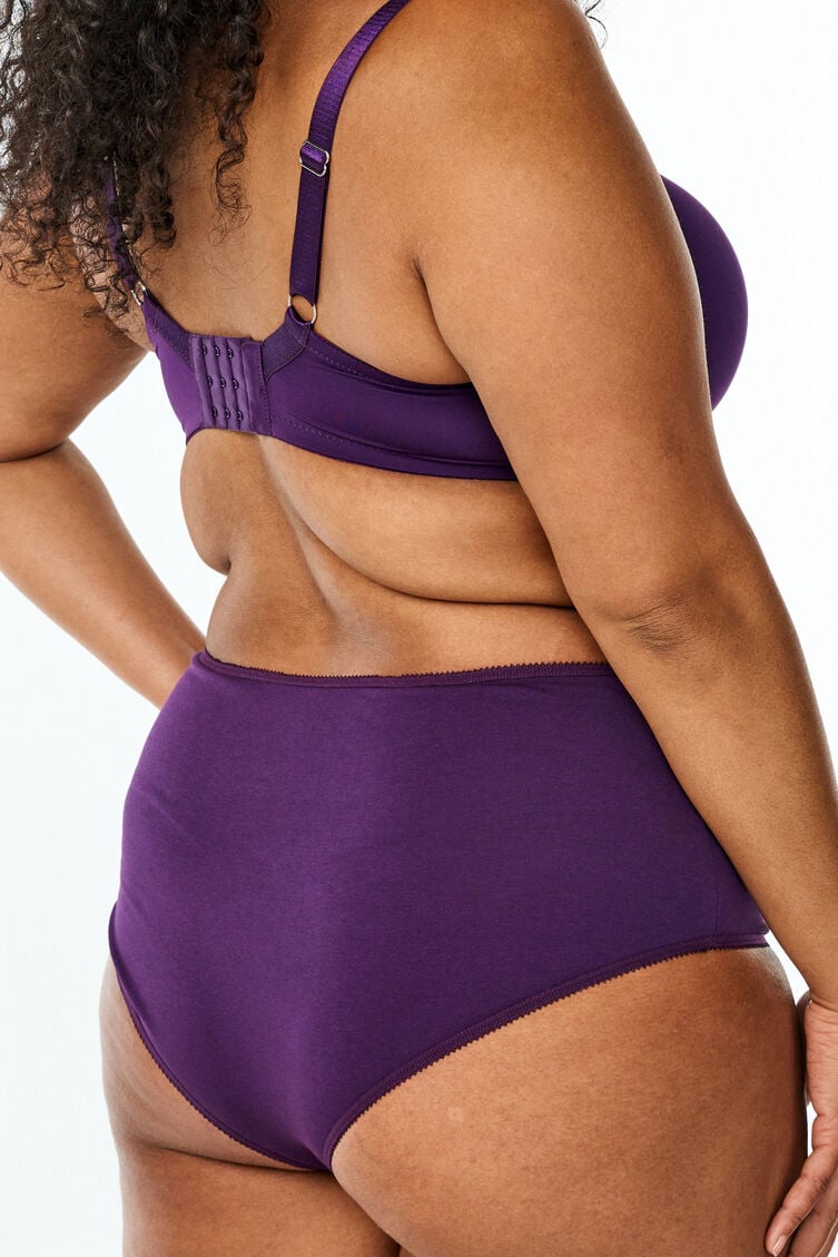 7-pack hipster briefs with regular waist, Purple, Model image number 2