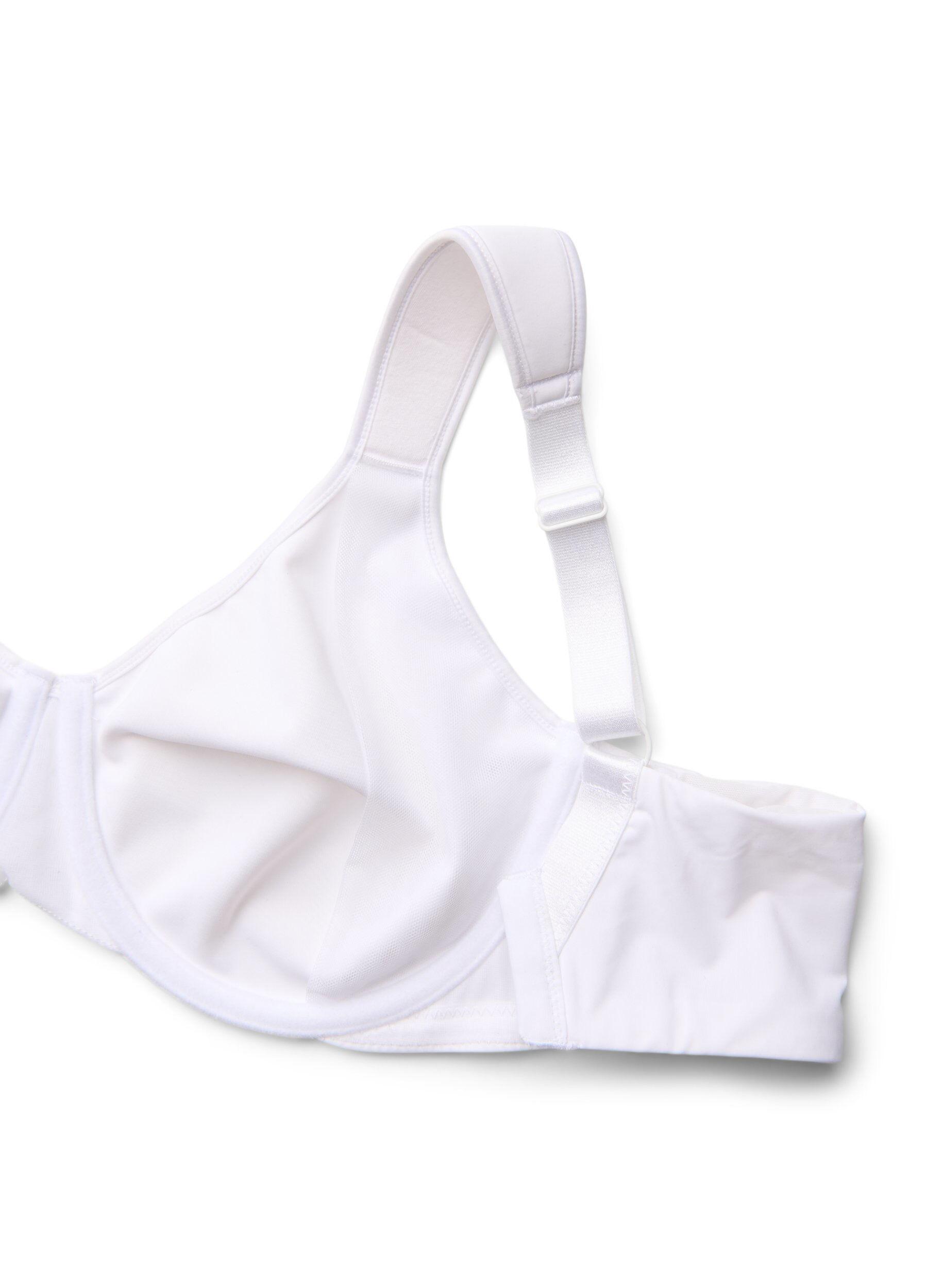 Zizzifashion Minimizer bra with padded straps, White, Packshot image number 3