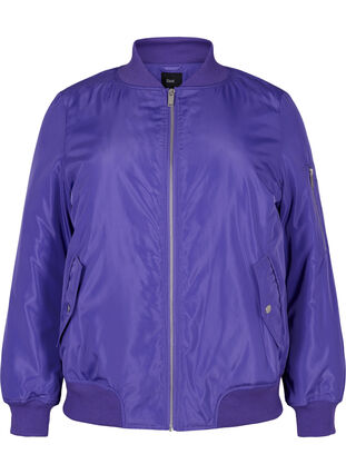 Bomber jacket with zip, Purple Opulence, Packshot image number 0