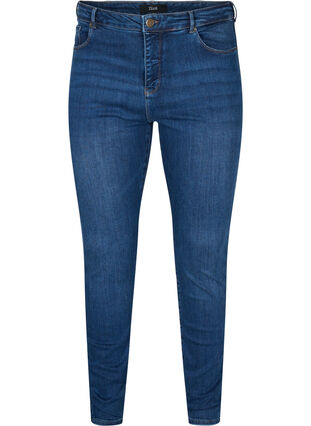 High rise Amy jeans with stretch technology, Blue denim, Packshot image number 0