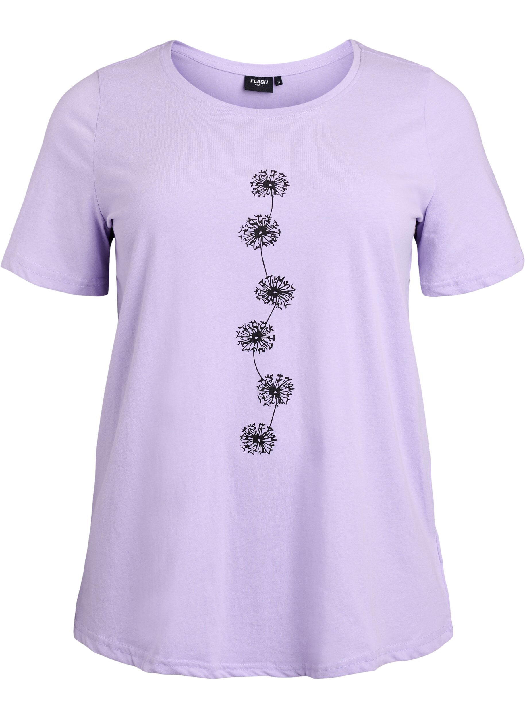 Zizzifashion FLASH - T-shirt with motif, Purple, Packshot image number 0