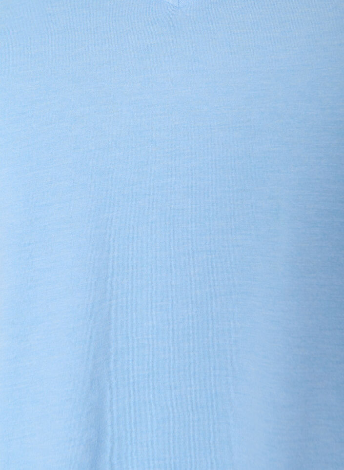V-neck T-shirt, Blue, Packshot image number 2