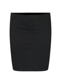 Tight-fitting viscose skirt with slit