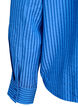 Striped shirt with button detail on the back, Blue, Packshot image number 3