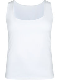 Stretchy reversible top, Bright White, Packshot