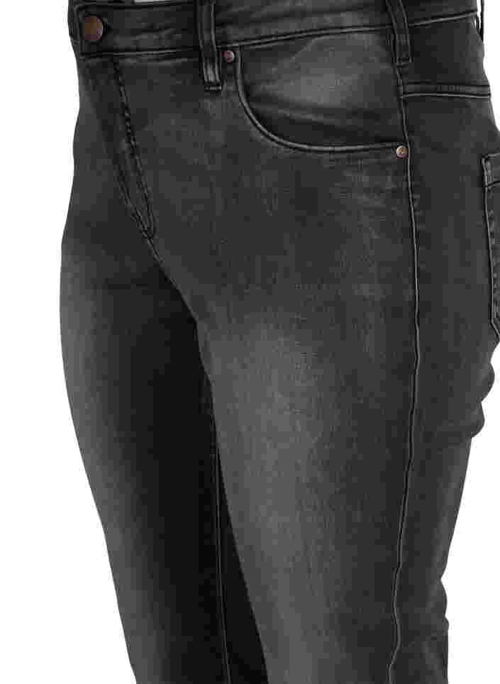 Slim fit Emily jeans with normal waist, Dark Grey Denim, Packshot image number 2