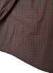 Cotton shirt with checked pattern, Brown, Packshot image number 3