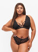 Brazilian lace underwear, Black, Model image number 0