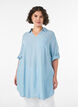 Linen and viscose tunic with A-shape, 2462, Model image number 0