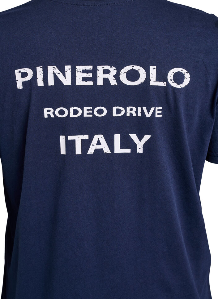 FLASH - T-shirt with print, Blue, Packshot image number 3