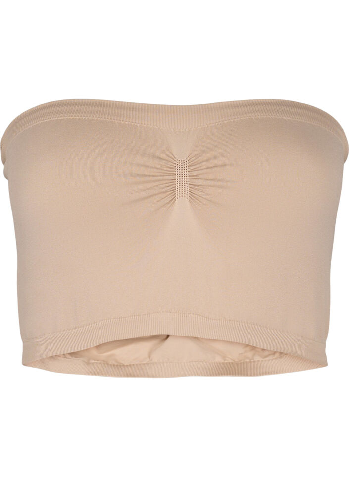 Tube bra, Beige, Packshot
