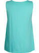 Top with a-shape and round neck, Turquoise, Packshot image number 1
