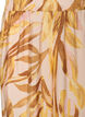 Wide-leg trousers with leaf print and a high elasticated waist, Yellow, Packshot image number 2