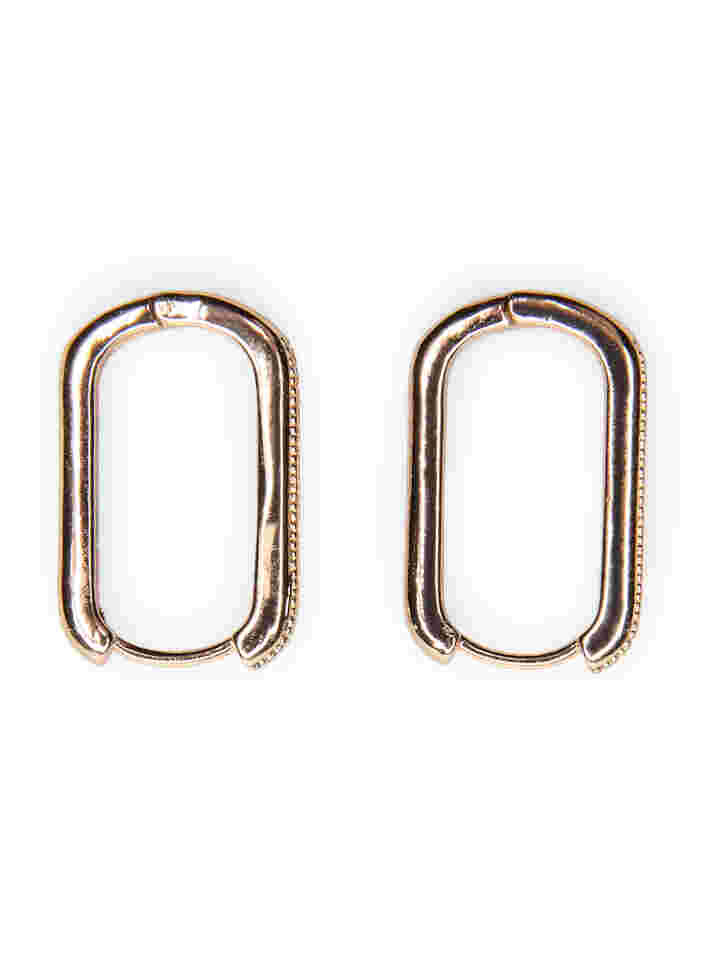 Earrings with stones, Gold, Packshot image number 1