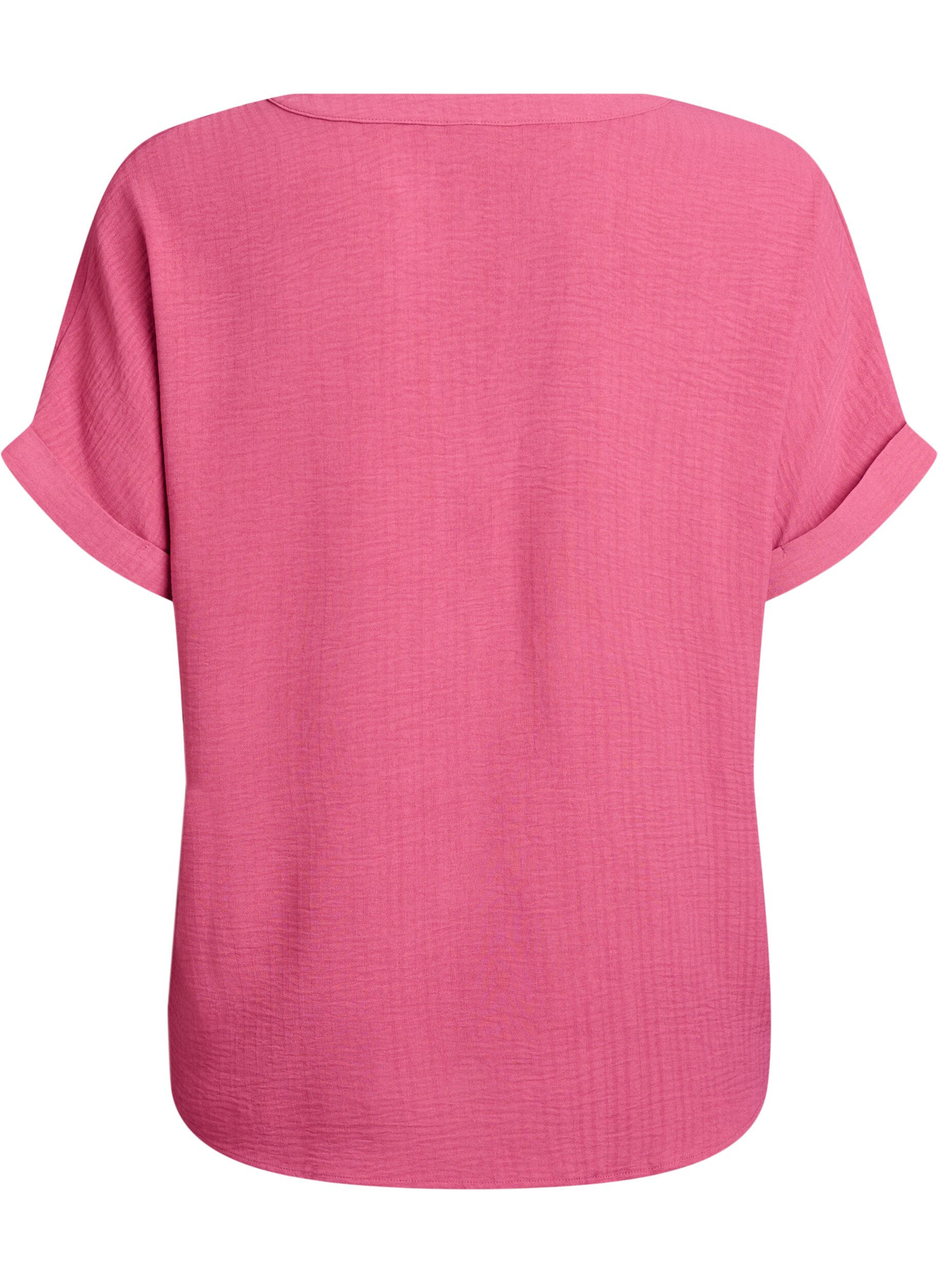 ZizzifashionLoose blouse with short sleeves, Red, Packshot image number 1