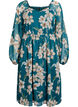Chiffon party dress with long sleeves, Green, Packshot image number 0