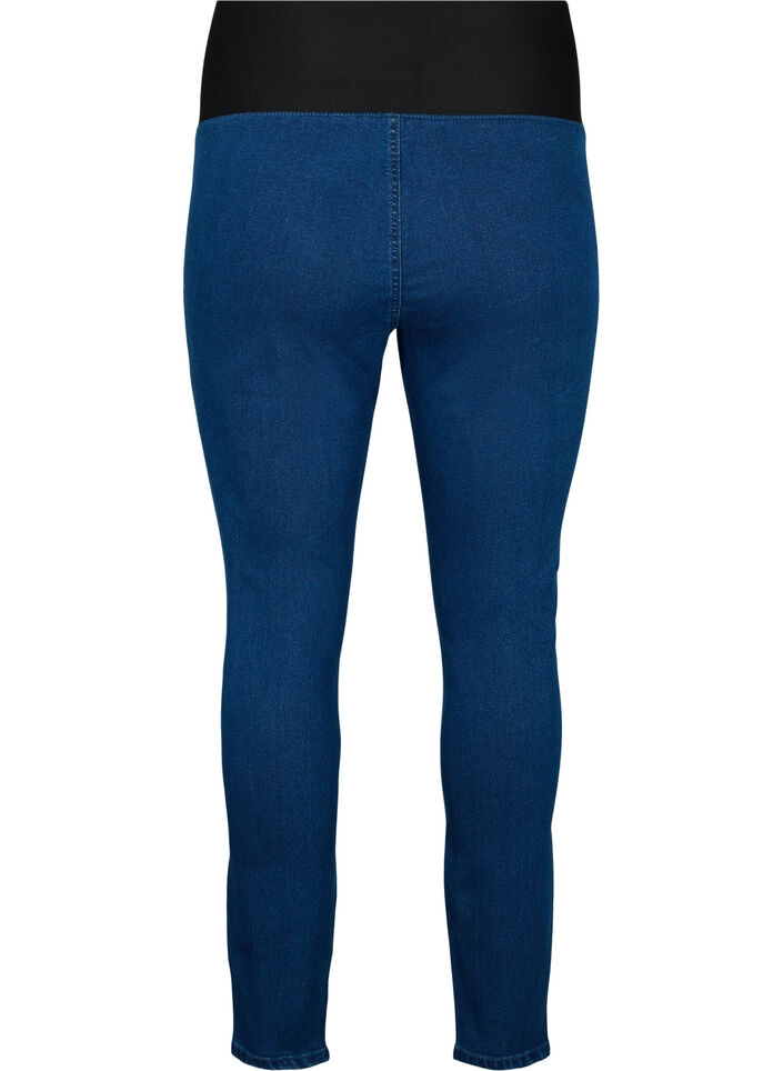 FLASH - Jeggings with wide elastic waistband, Blue, Packshot image number 1