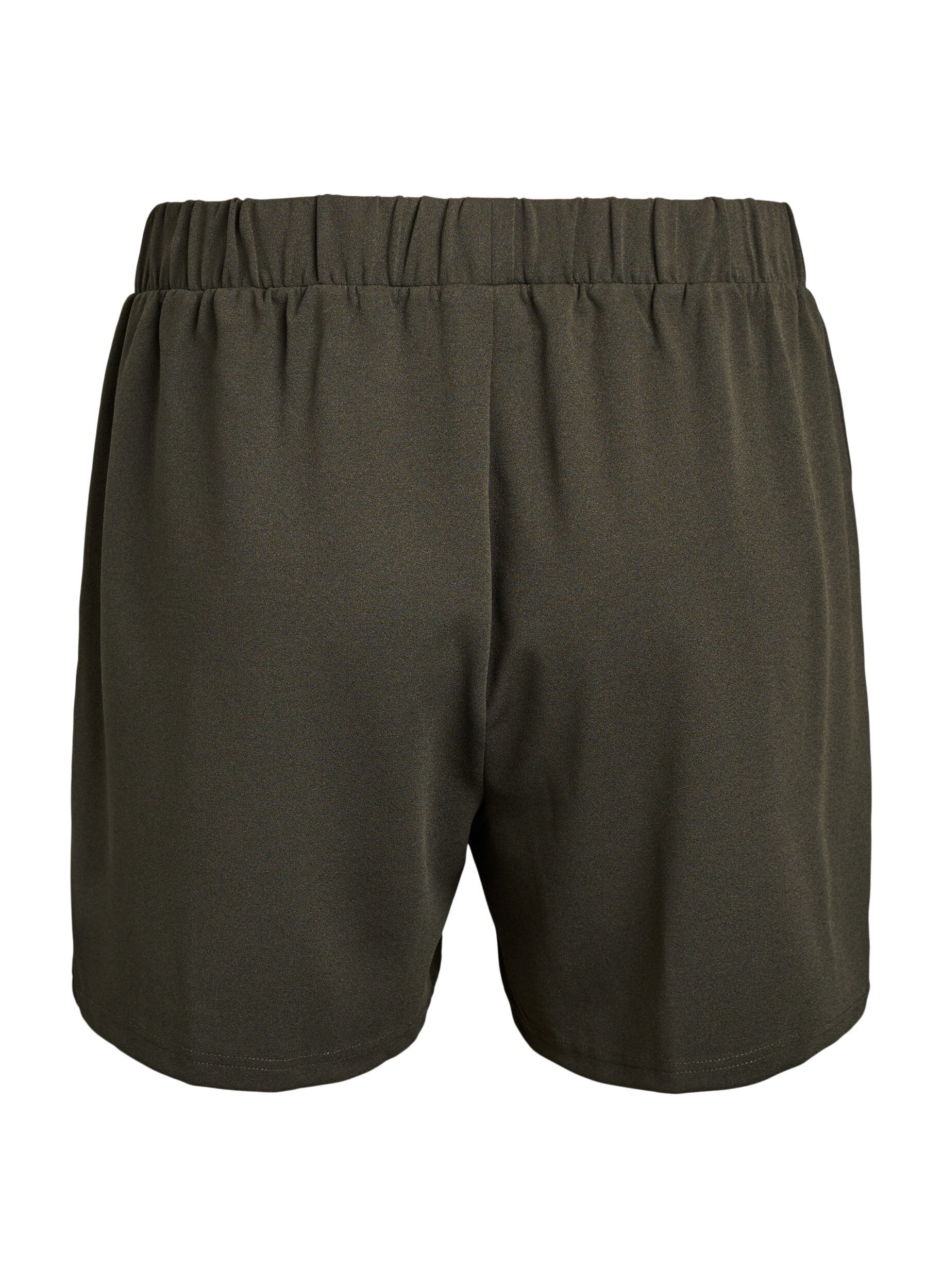 Zizzifashion FLASH - Loose shorts with pockets, Green, Packshot image number 1