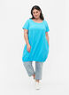 Short-sleeved cotton dress, Blue, Model image number 1