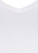 Basic plain cotton t-shirt, White, Packshot image number 2