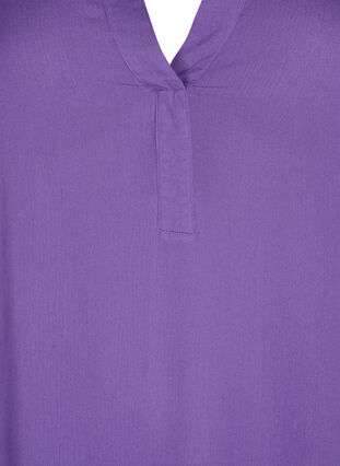 Viscose tunic with v-neckline, Deep Lavender, Packshot image number 2