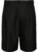 Loose high-waisted Bermuda shorts, Black, Packshot image number 1