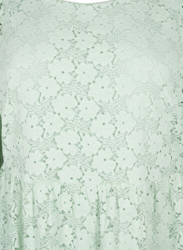 Lace dress with long sleeves, Pastel Green , Packshot image number 2