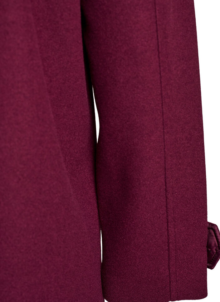 Short coat with double-breasted button closure, Red, Packshot image number 3