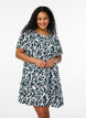 FLASH - Dress in viscose with cutline, Green, Model image number 0