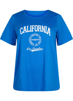 FLASH - T-shirt with motif, Strong Blue, Packshot image number 0