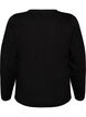 Fine-knit cardigan with decorative buttons, Black, Packshot image number 1