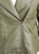 Faux leather biker jacket, Green, Packshot image number 2