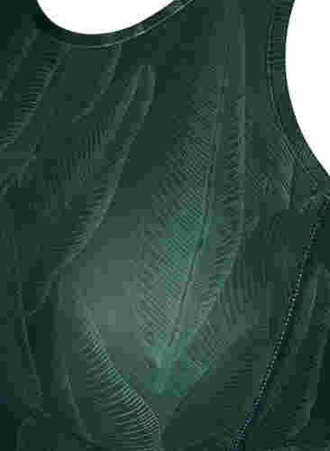 Printed sports bra, Leaf Comb , Packshot image number 2