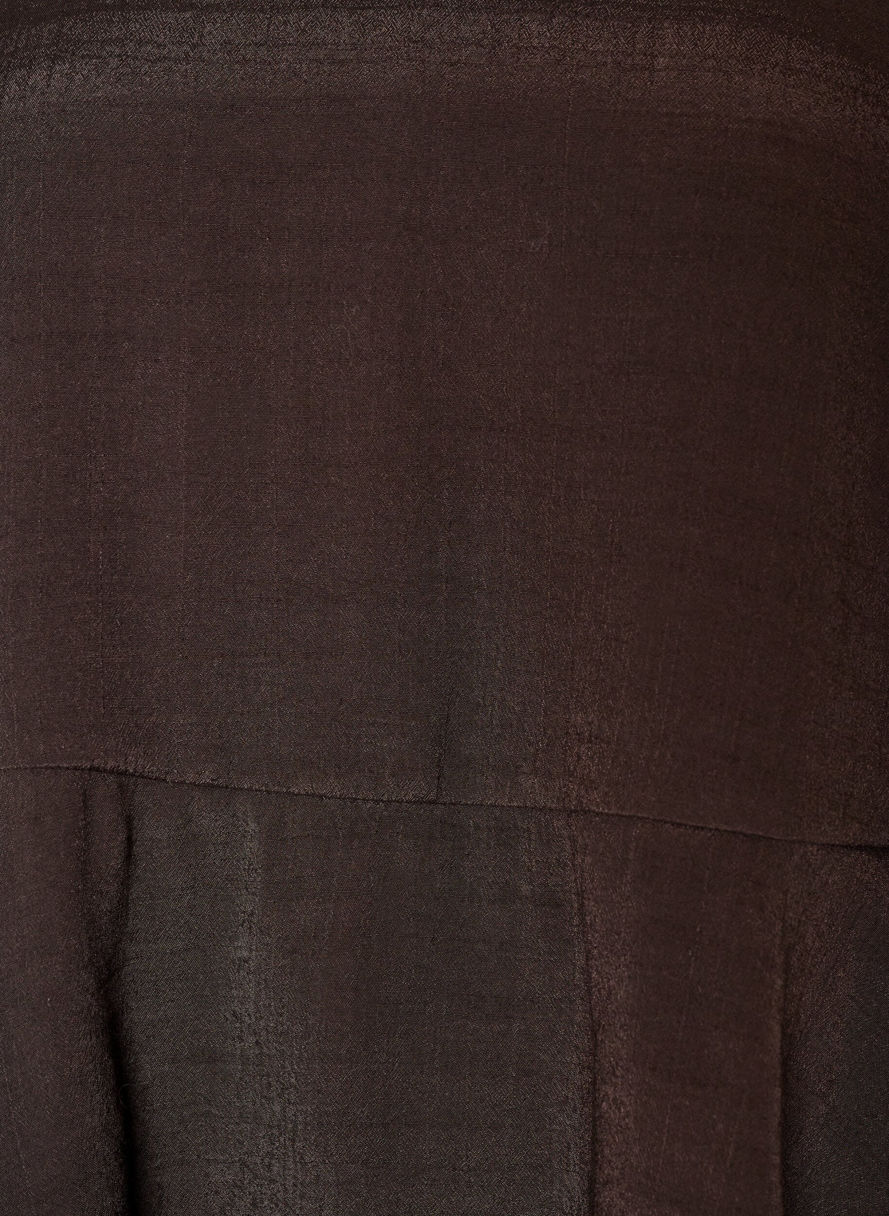 ZizzifashionBlouse with 3/4-sleeves and ruffle details, Brown, Packshot image number 2